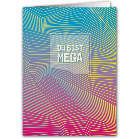 Du bist mega | Du bist mega (Zuckerrohrkarton)
