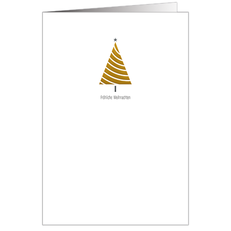 Fröhliche Weihnachten | Fröhliche Weihnachten (mit Hoch- und Folienprägung)