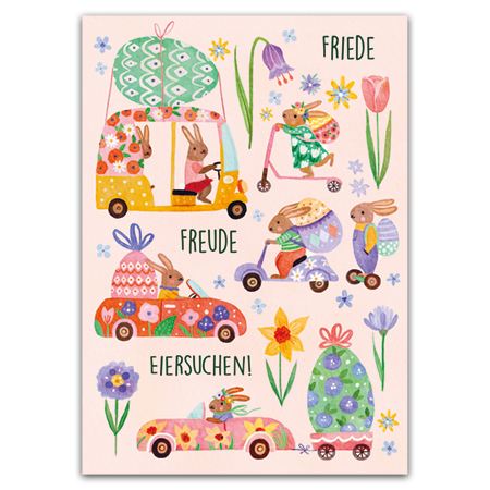 Friede Freude Eiersuchen! | Friede, Freude, Eiersuchen! (Strukturkarton mit Lack-Effekten)