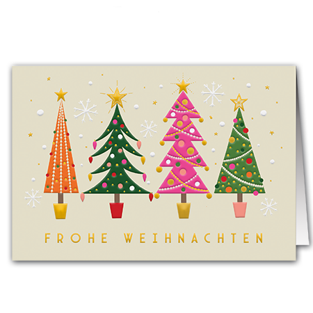 Frohe Weihnachten | Frohe Weihnachten (mit Hoch- und Folienprägung)