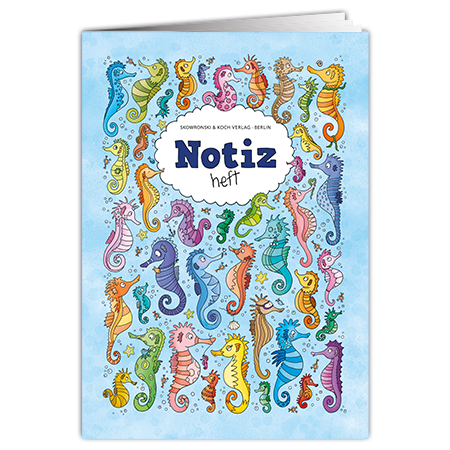 Notizheft | Seepferdchen (Notizheft DIN A5, kariert)