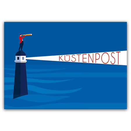 Küstenpost | Küstenpost (Strukturkarton mit Lack-Effekten)