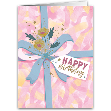 Happy Birthday | Happy Birthday (Strukturkarton mit Glimmerlack)