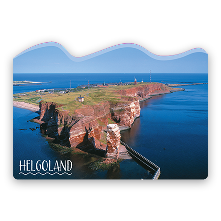 Helgoland  Helgoland, Klippen und Lange Anna (Magnet mit gestanzter Welle)