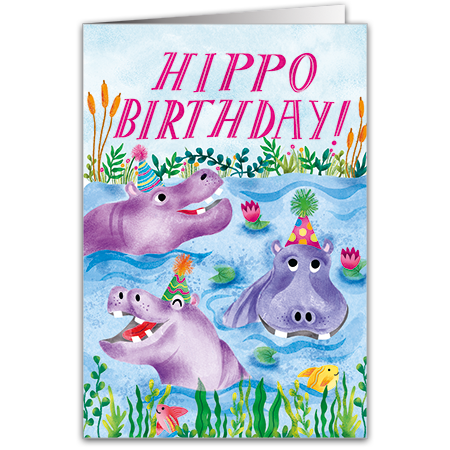 Hippo Birthday | Hippo Birthday (Strukturkarton)