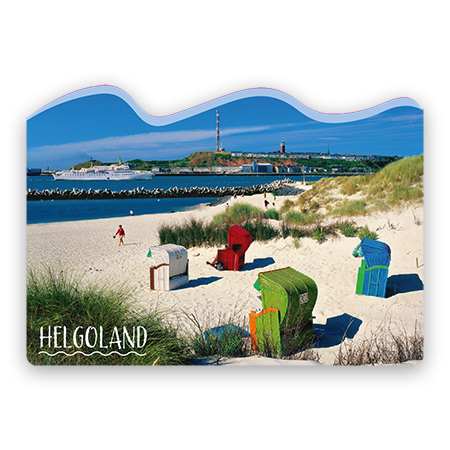 Helgoland  Helgoland, auf der Düne (Magnet mit gestanzter Welle)
