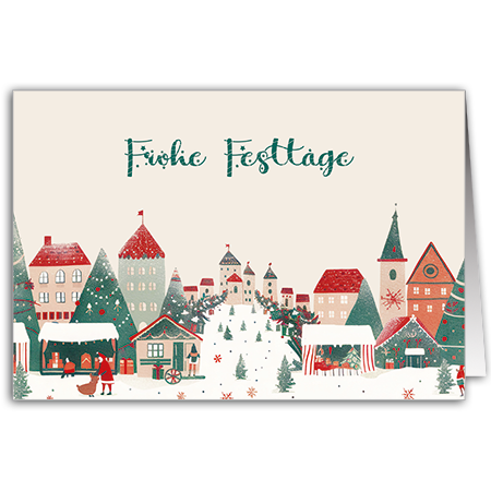 Frohe Festtage | Frohe Festtage (Strukturkarton mit Lack-Effekten)