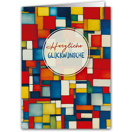 Herzliche Glückwünsche | Herzliche Glückwünsche (Zuckerrohrkarton)