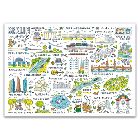 Berlin von A bis Z | Berlin von A bis Z (Strukturkarton)