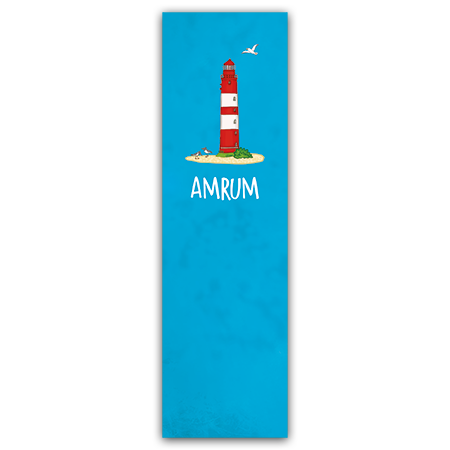 Amrum | Amrumer Leuchtturm (Strukturkarton mit Lack-Effekten)