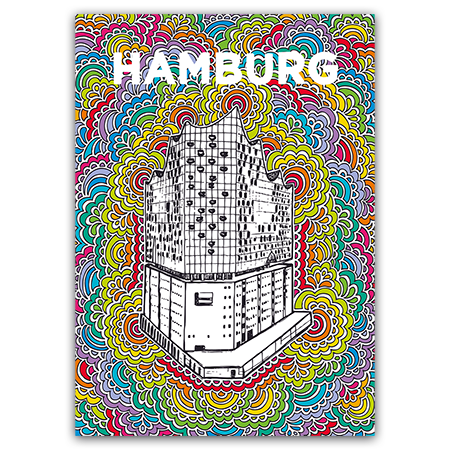   Hamburg Elbphilharmonie (Strukturkarton mit Lack-Effekten)