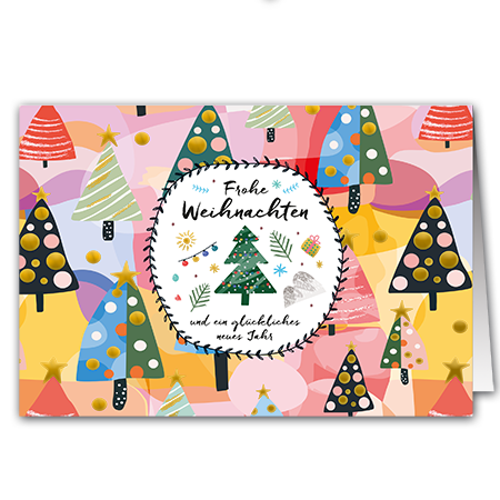 Frohe Weihnachten und ein glückliches neues Jahr | Frohe Weihnachten (mit Metallic-Effekten)