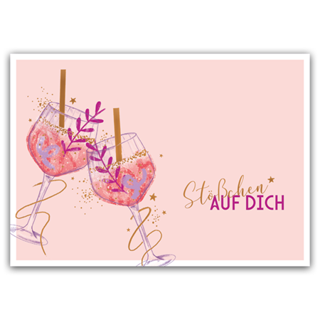 Stößchen auf dich | Stößchen auf dich (mit Metallic-Effekten)