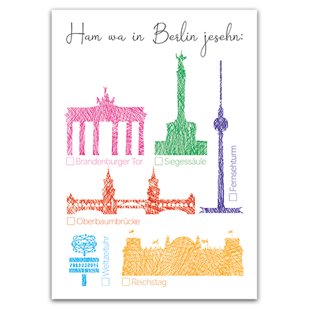 Ham wa in Berlin jesehn | Ham wa in Berlin jesehn (Strukturkarton)