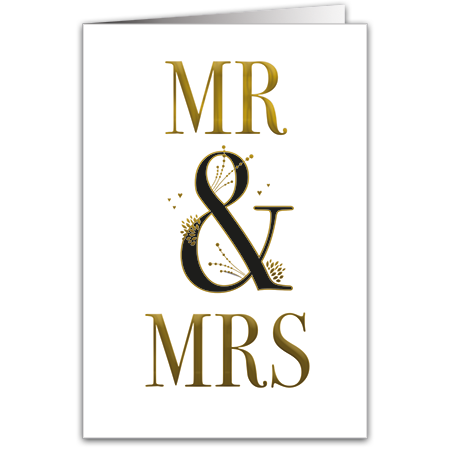 Mr & Mrs | Mr & Mrs (mit Hoch- und Folienprägung)