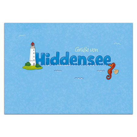 Grüße von Hiddensee | Grüße von Hiddensee (Strukturkarton mit Lack-Effekten)