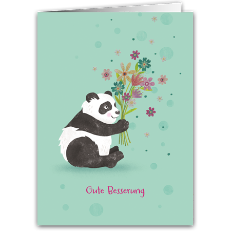 Gute Besserung | Gute Besserung (Strukturkarton mit Glimmerlack)