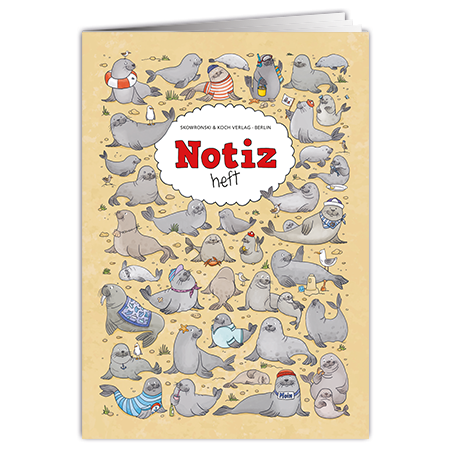 Notizheft | Robben (Notizheft DIN A5, kariert)