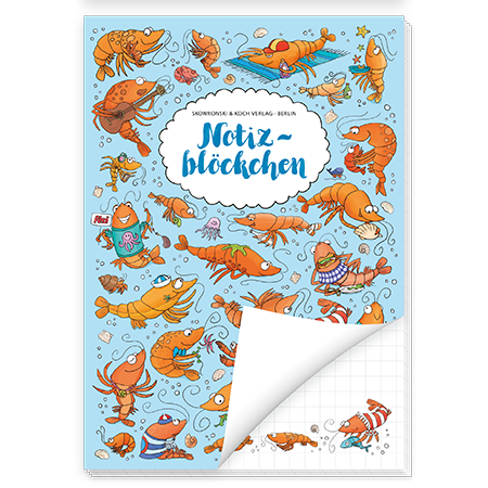 Notizblöckchen | Krabben