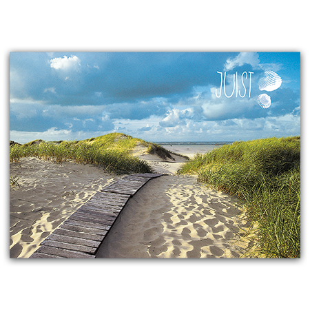 Juist | Dünenübergang (Strukturkarton mit Lack-Effekten)