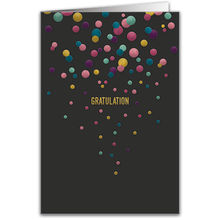 Gratulation | Gratulation (mit Hoch- und Folienprägung)