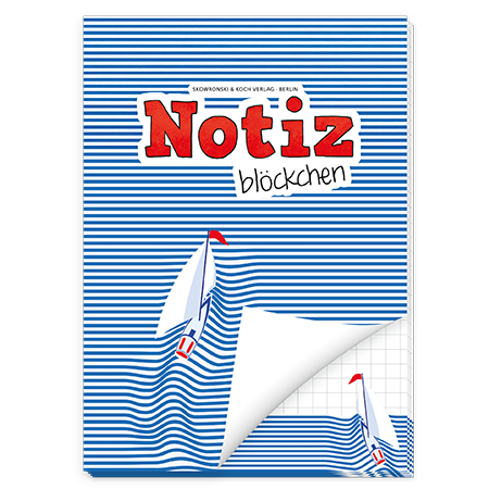 Notizblöckchen | Segelboot