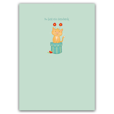 Du bist ein Geschenk | Du bist ein Geschenk (Strukturkarton mit Lack-Effekten)