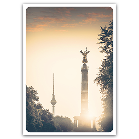  | Berlin, Fernsehturm und Siegessäule (Strukturkarton)