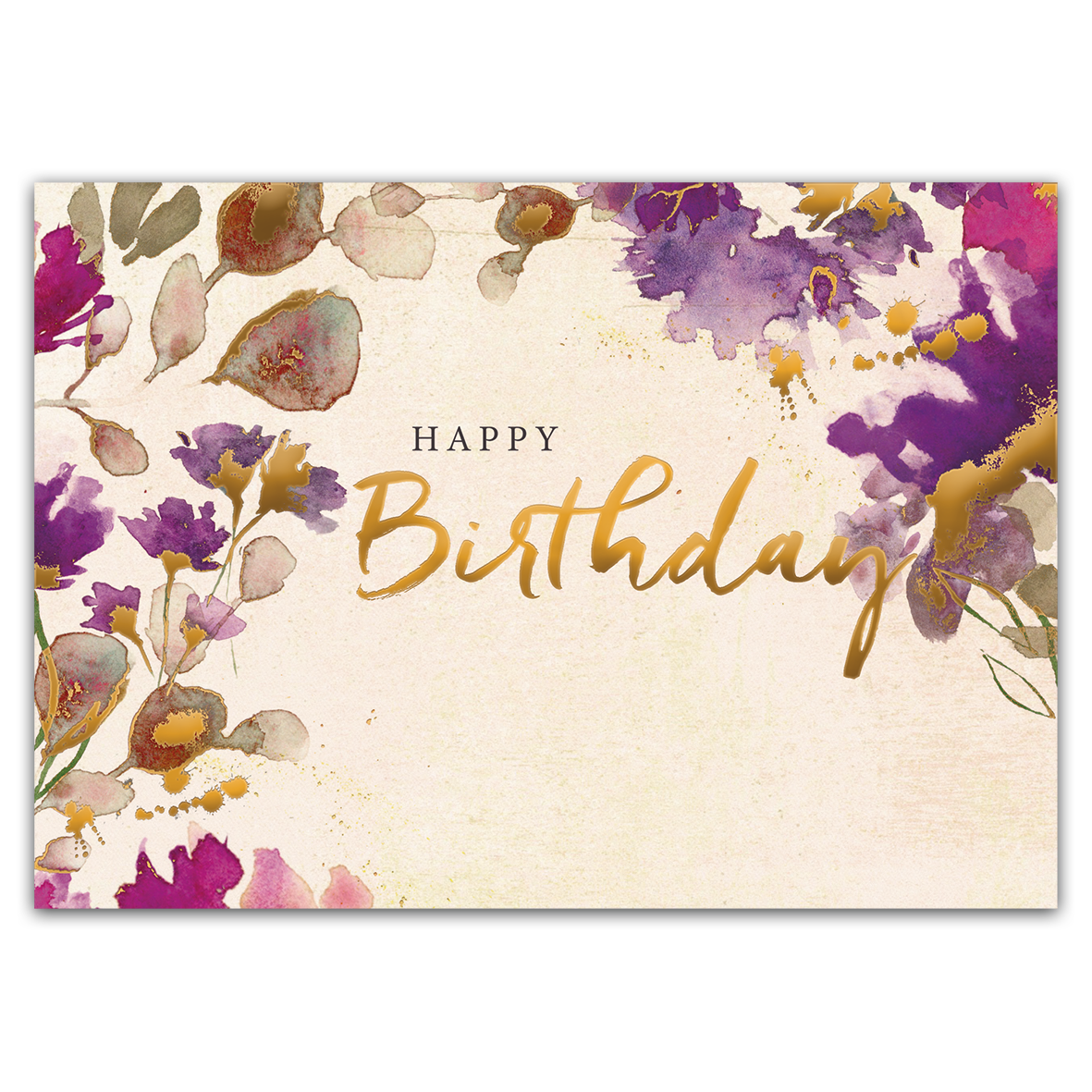  | Happy Birthday (mit Metallic-Effekten)