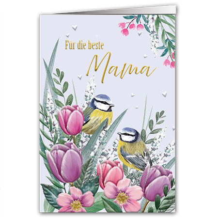 Für die beste Mama | Für die beste Mama (mit Hoch- und Folienprägung)
