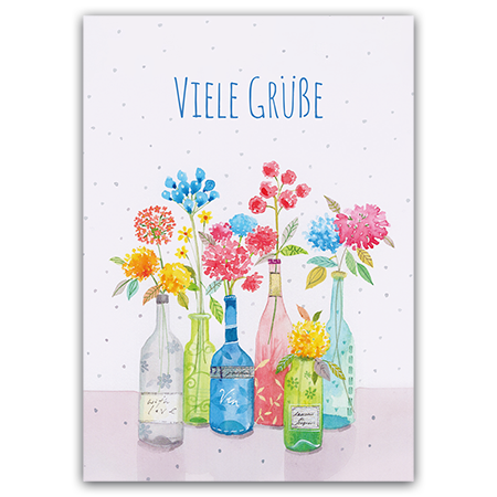 Viele Grüße | Viele Grüße (Strukturkarton mit Lack-Effekten)