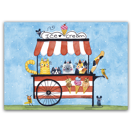 Ice Cream | Ice Cream (Strukturkarton mit Lack-Effekten)